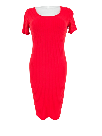 pružné červené šaty PRIMARK