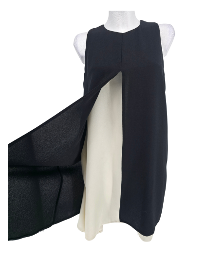 černo bílé šaty WALLIS