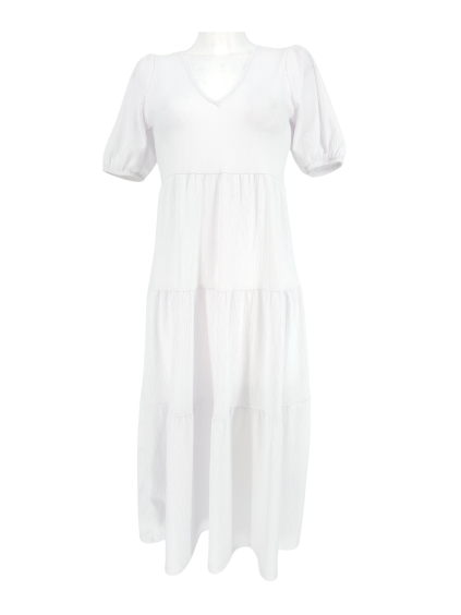 bílé dlouhé šaty PRIMARK