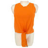 oranžový bavlněný top  ZARA