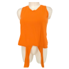 oranžový bavlněný top  ZARA