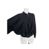 oversized černá mikina  ZARA