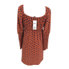 hnědé puntíkaté šaty  MISS SELFRIDGE