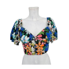 barevný crop top INFLUENCE