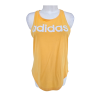 oranžové bavlněné tílko ADIDAS