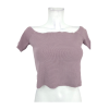 šedorůžový crop top PRIMARK