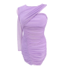 fialkové obepnuté šaty  MISSGUIDED