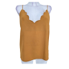 hořčicový top TOPSHOP