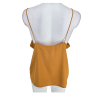 hořčicový top TOPSHOP