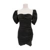 černé pružné šaty NAANAA uk 10 -36