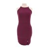 vínové šaty PRETTY LITTLE THING  uk 10 - 36