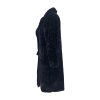 modrý umělý kožíšek / kabát FASHION  vel. M