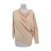 krémový asymetrický svetr vel. 36/38