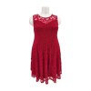 červené šaty YOURS  uk 22 - 48/50