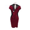 vínové společenské šaty LUXE uk 12 - 40