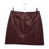 vínová koženková sukně NEW LOOK  uk 12 - 40