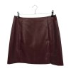 vínová koženková sukně NEW LOOK  uk 12 - 40