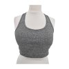 šedý sportovní top SOULUXE