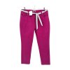 fialové bavlněné kalhoty   FIRST AVENUE