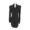 černé pletené šaty  F&F