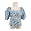plátěný květovaný top PRIMARK