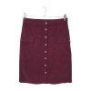 vínová propínací sukně  NEXT