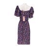 modro fialové šaty AX  PARIS