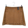 hnědá velurová sukně  PRIMARK