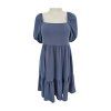 modro šedé pružné šaty  NUTMEG