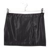 krátká koženková sukně  H&M