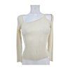 krémový pružný top STRADIVARIUS