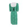 zeleno bílé šaty  MARKS & SPENCER