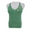 zelený top se stříbrnou nitkou KURT MULLER