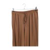 volné hnědé kalhoty YOZY v. XL