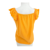 oranžový top s krajkou DUNNES