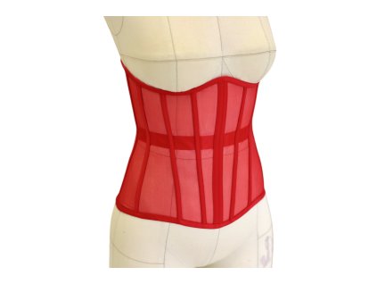 Korzetový pás - červený
