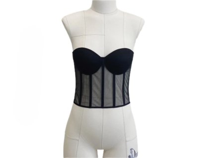 Tylový korzet - černý
