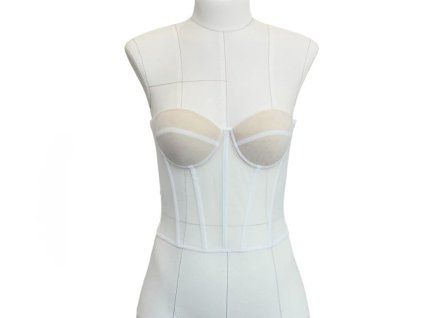 Tylový korzet - ivory