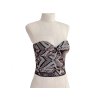Černý korzet s ornamenty