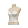 Saténový korzet - ivory