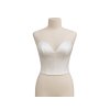 Saténový korzet - ivory