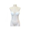 Tylový korzet - ivory s ramínky