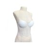 Tylový korzet - ivory s ramínky