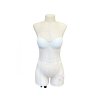 Tylový korzet - ivory s ramínky