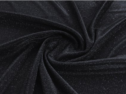 třpytivý úplet černý