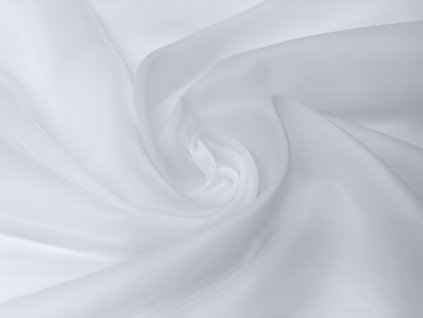 Matná organza - bílá