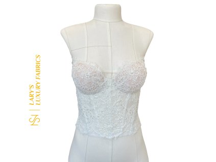 Krajkový korzetový top