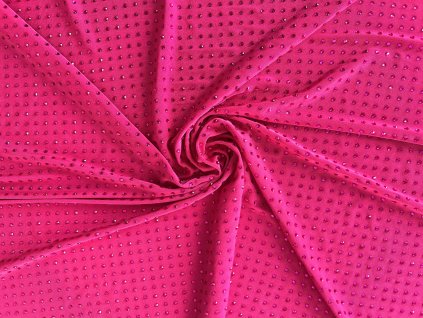 Lycra s kamínky, fuchsie