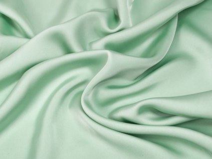 Oboustranný satén - mentolový