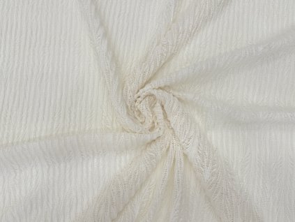 Krajka s organickým vzorem - ivory